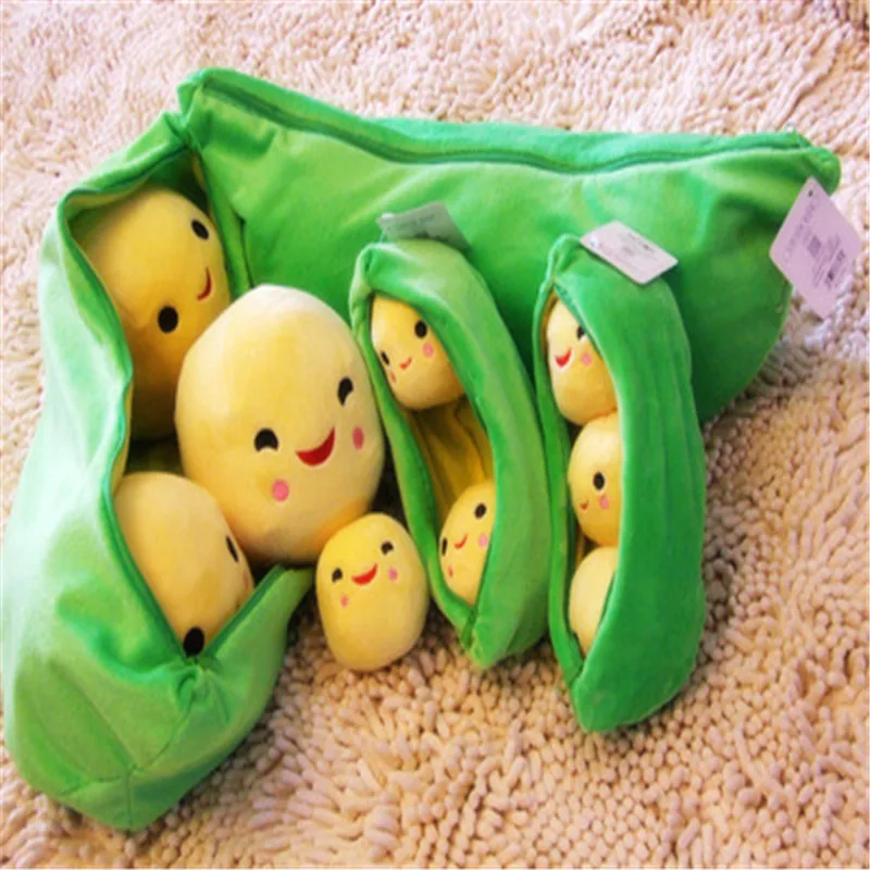 Плюшевый горошек в подушке игрушка плюшевая фруктовая Подушка Мягкий милый