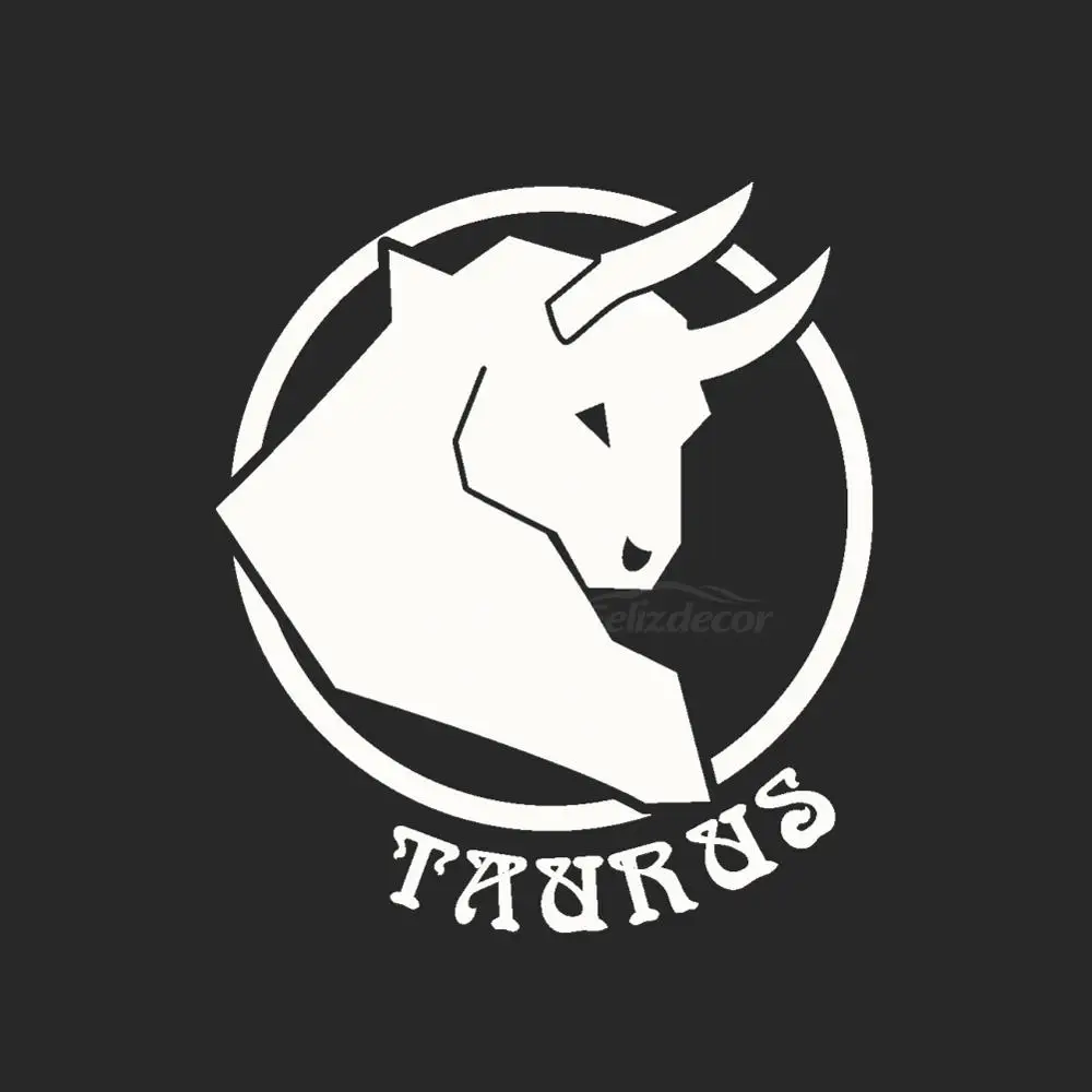 Телец One Of The двенадцать созвездий наклейки для автомобиля и Фреска окна двери