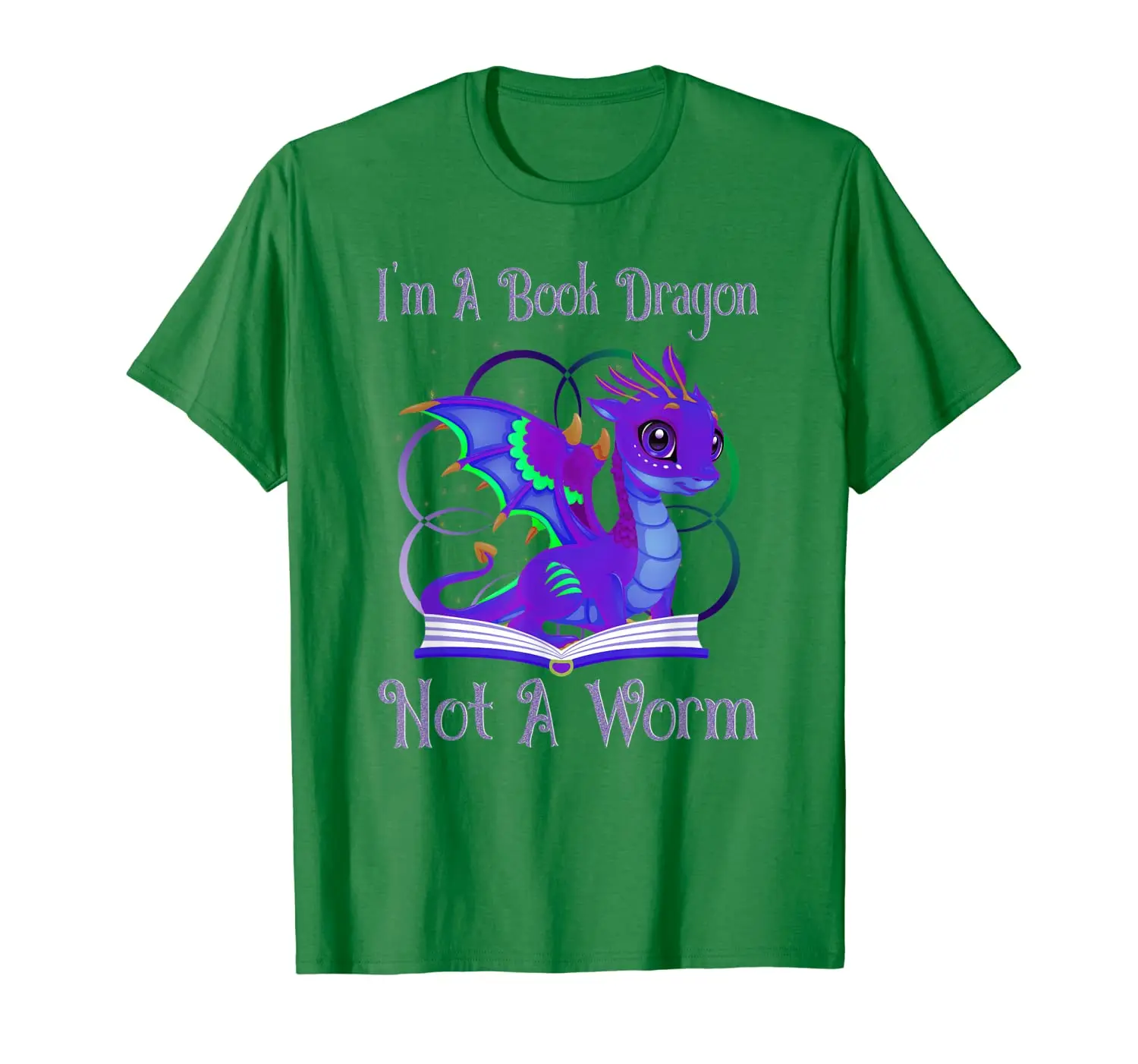 

I'm A Book Dragon Not A Worm Tee Shirt T-Shirt