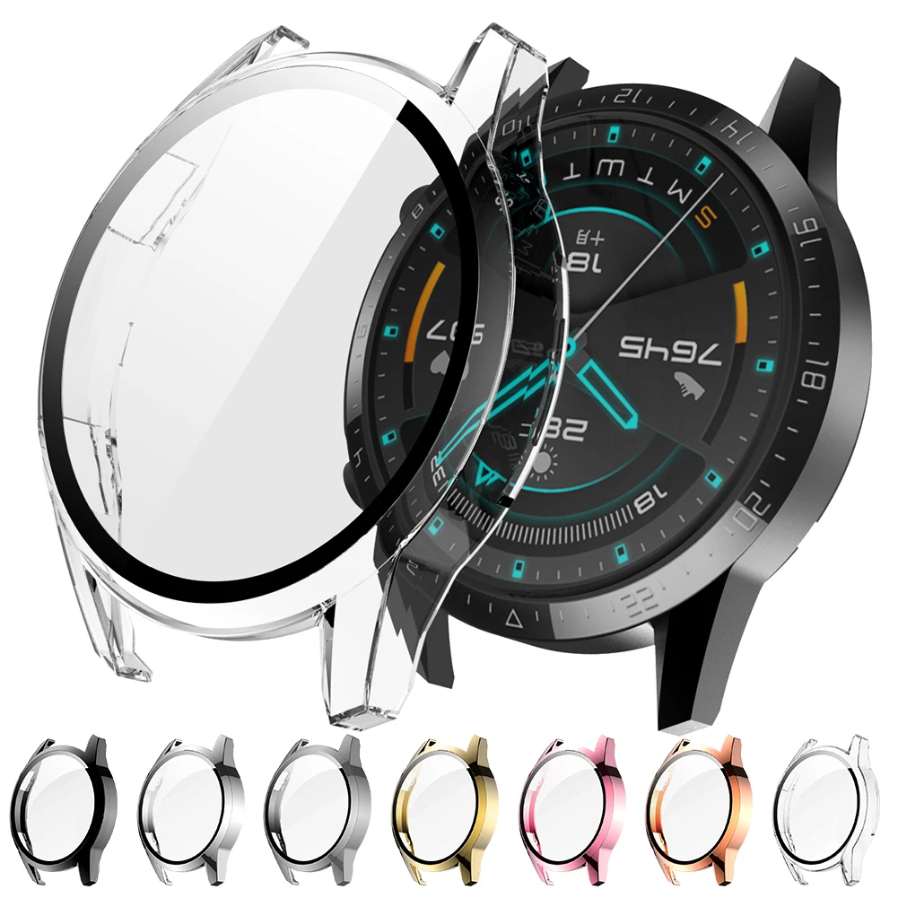 

Защитный чехол из закаленного стекла для умных часов Huawei Watch GT 2 GT2E GT2 Pro 46 мм
