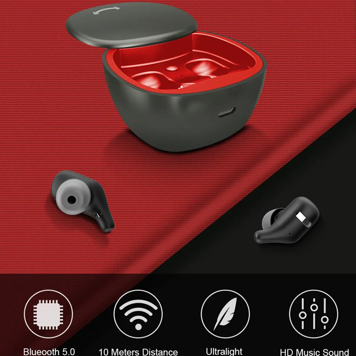 Наушники Mini TWS наушники Twins Беспроводные стереонаушники вкладыши|Наушники и