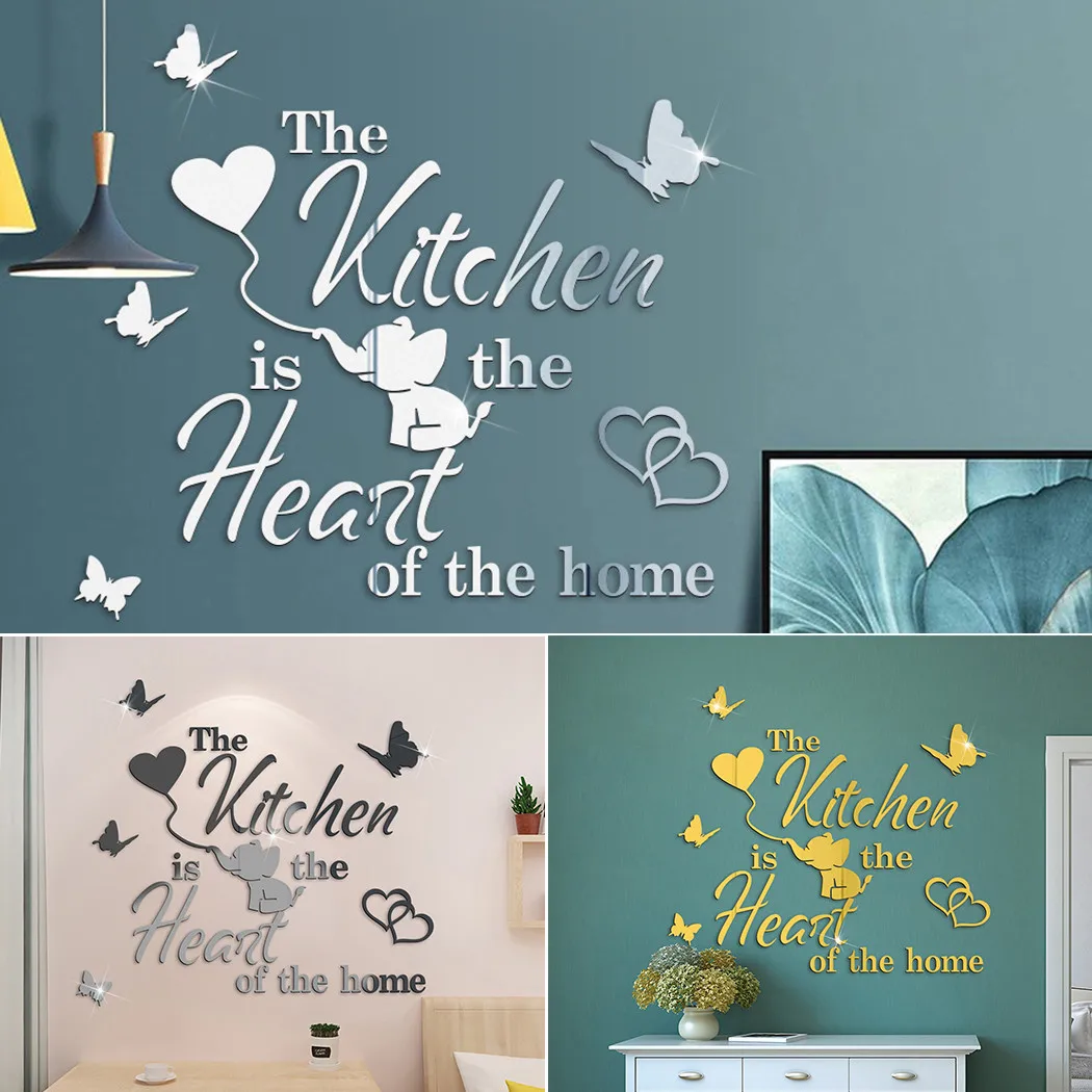 

DIY Mirror Acrylic Wall Sticker Children's Room Kindergarten Family Decoration Waterproof Self-adhesive Wall Decals