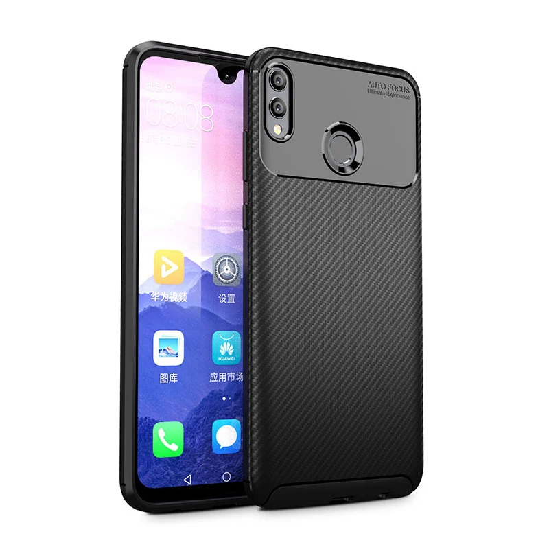Матовый Мягкий чехол из ТПУ для Huawei Honor8X мягкая силиконовая защитная задняя