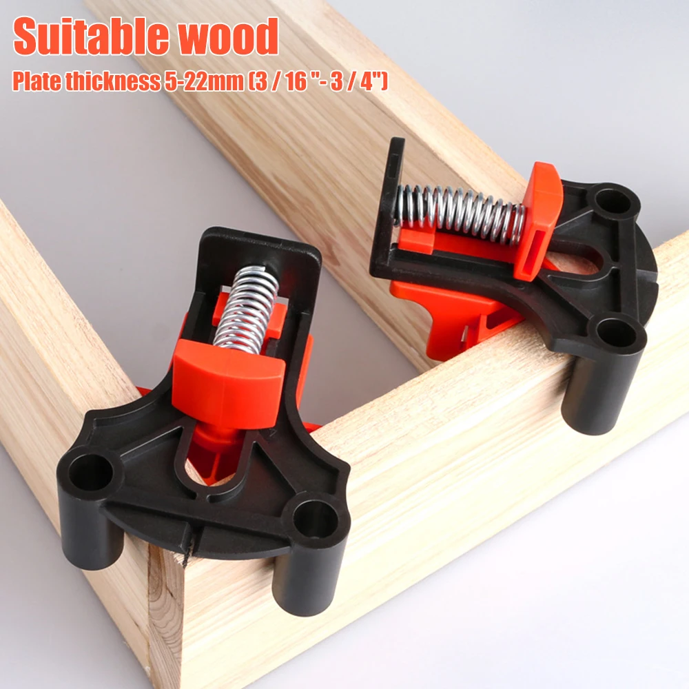 

60/90/120 Degree Angle Clamp Fixing Clips Picture Frame Corner Clamp Woodworking Hand Tool Furniture Repaire Photo Reinforcement