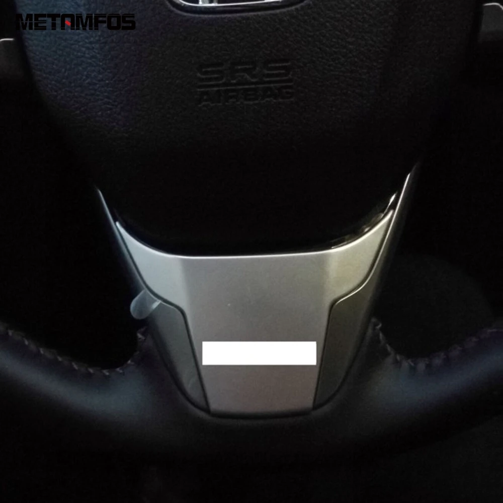 Чехол на руль из углеродного волокна для Honda CR V CRV 2017 2018 2019 отделка декоративные