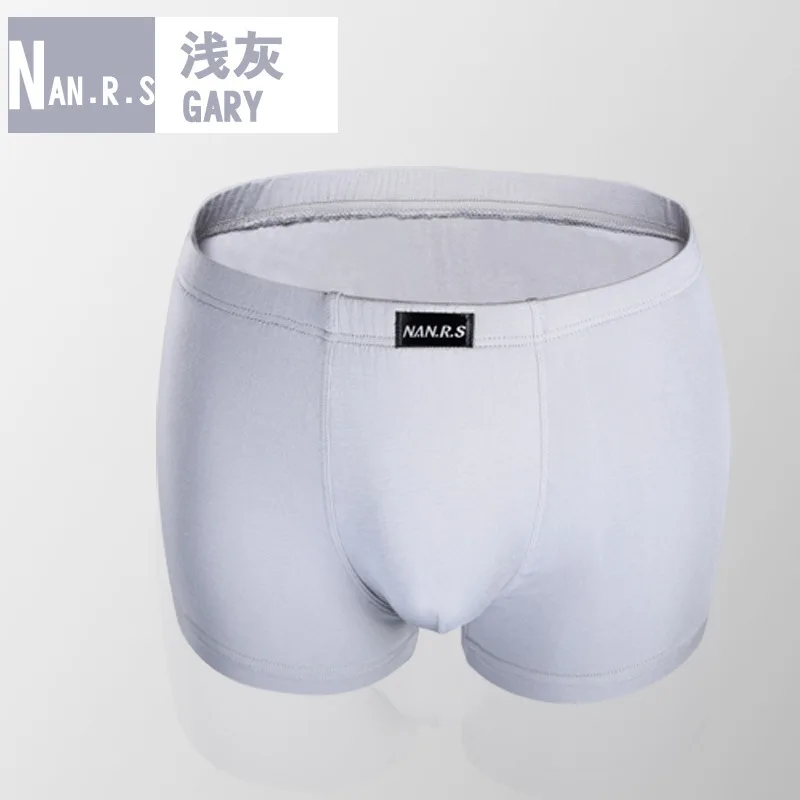 

2021 Fashionable Multi-color Underwear Men's Mid-Waist Comfortable And Breathable Boxer Briefs Bamboo Fiber