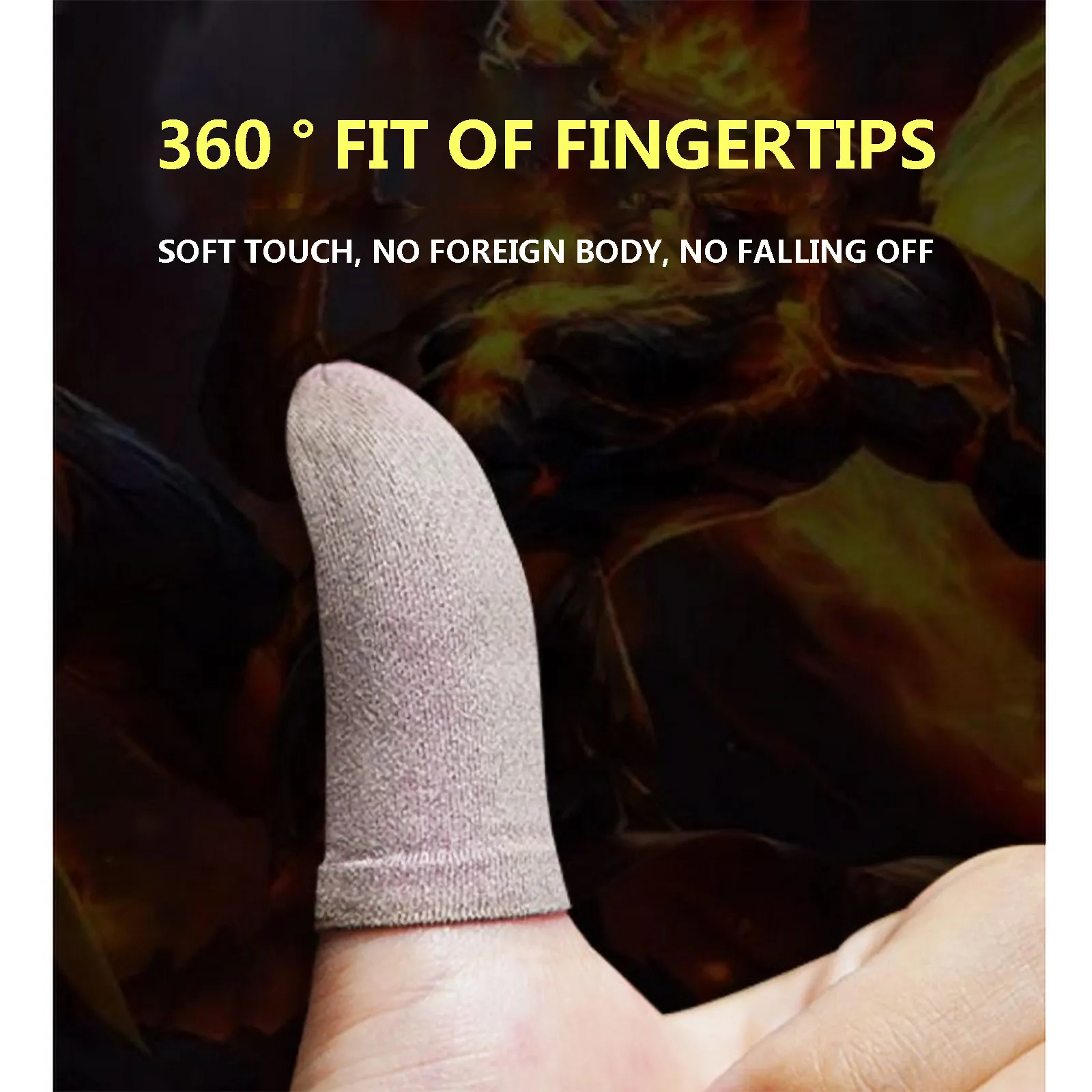 2 шт. палец рукава предотвращают медленная реакция Slipperiness Профессиональный