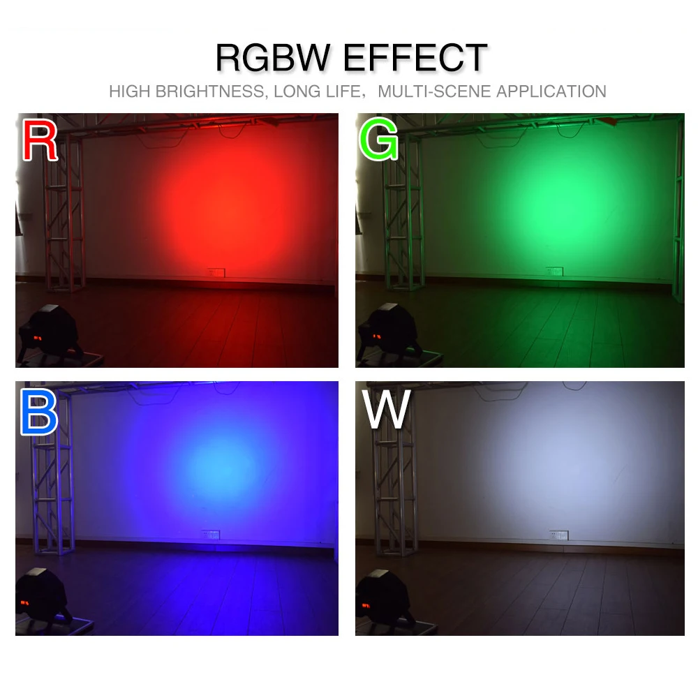 Светодиодный прожектор 7x12 Вт RGBW 4 в 1 сценический эффект DMX512 для диско-бар Клубные