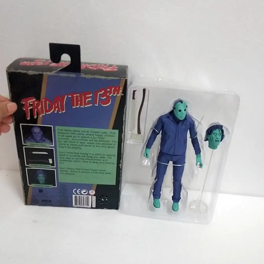 С музыкой оригинальный NECA Horror Friday 13th Decory Jason видеоигра power Play версия экшн фигурка