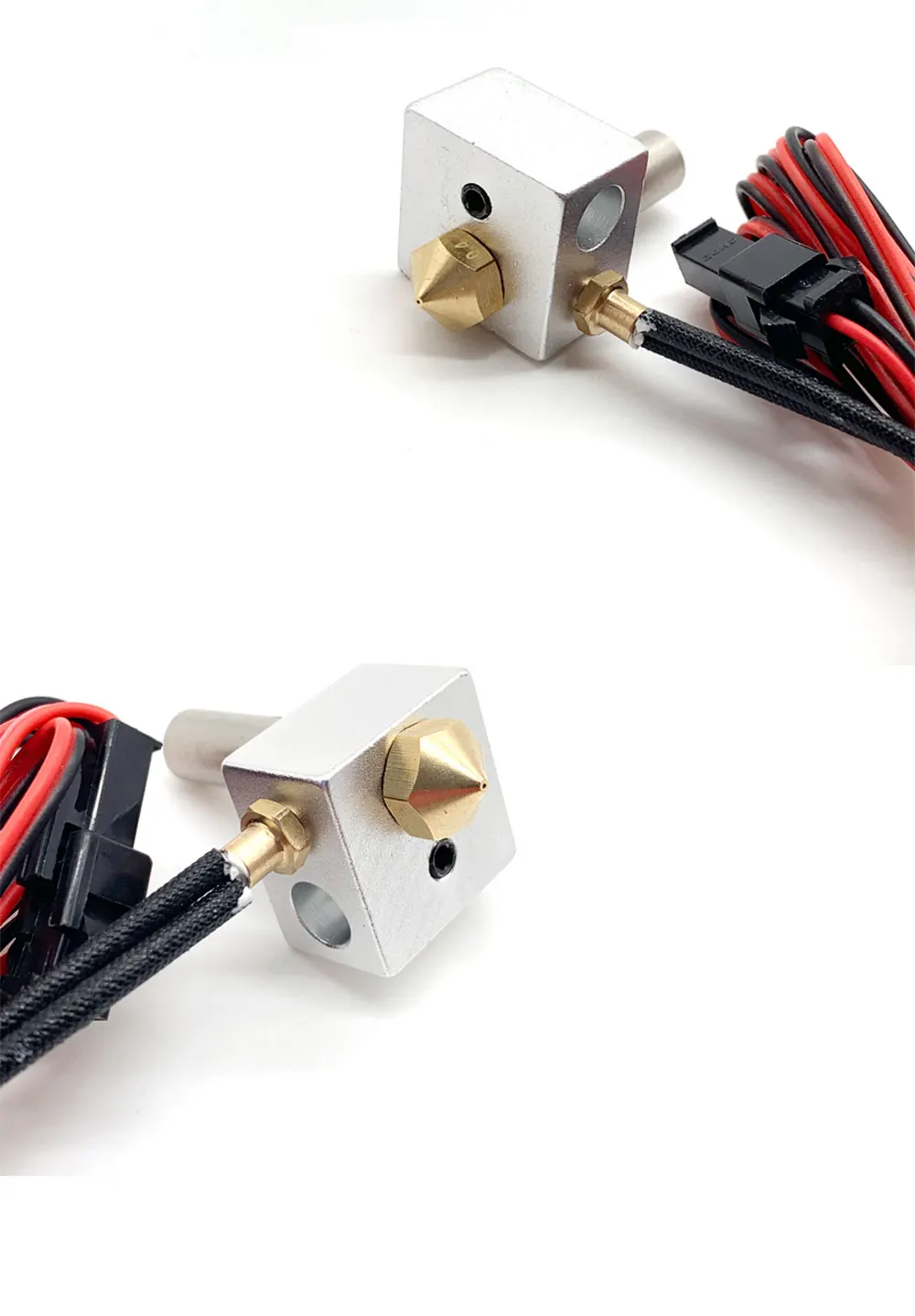 MK10 принтер части Hotend Комплект 0. 4 мм медное сопло M7 резьба Heatbreak с PTFE тефлон+ термопары крепежные винты NTC100K3950