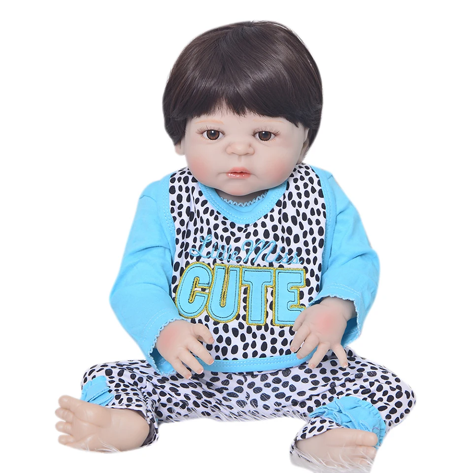 

Fashion Newborn Dolls Full Silicone Vinyl Reborn Dolls Babies So Truly 57 cm Boy Girl Partner Kids Birthday Gifts Bonecas Reborn