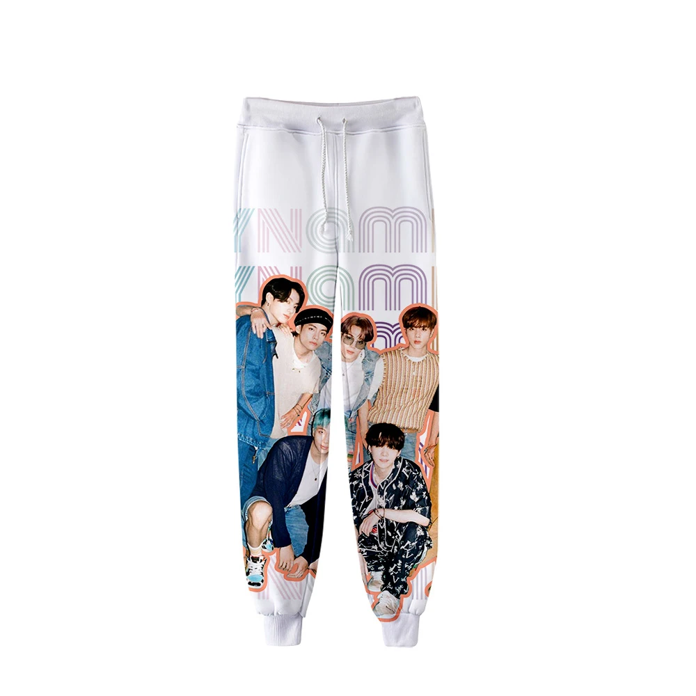 

Newest Ablum Dynamite Long Pants K Pop KPop Dynamite 3D Joggers Pants Men/Women Casual Trousers Streetwear Unisex 3D Sweatpants
