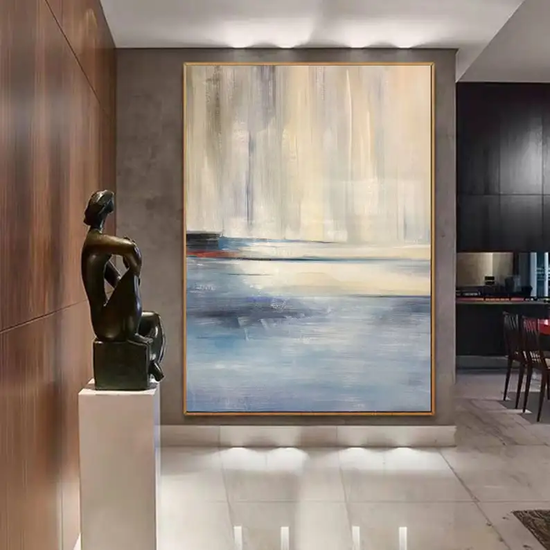 

Original Large Oversized Wall Art Canvas Art Decoracion Hogar Moderno Living Room Decoration Landscape Abstract Oil Painting