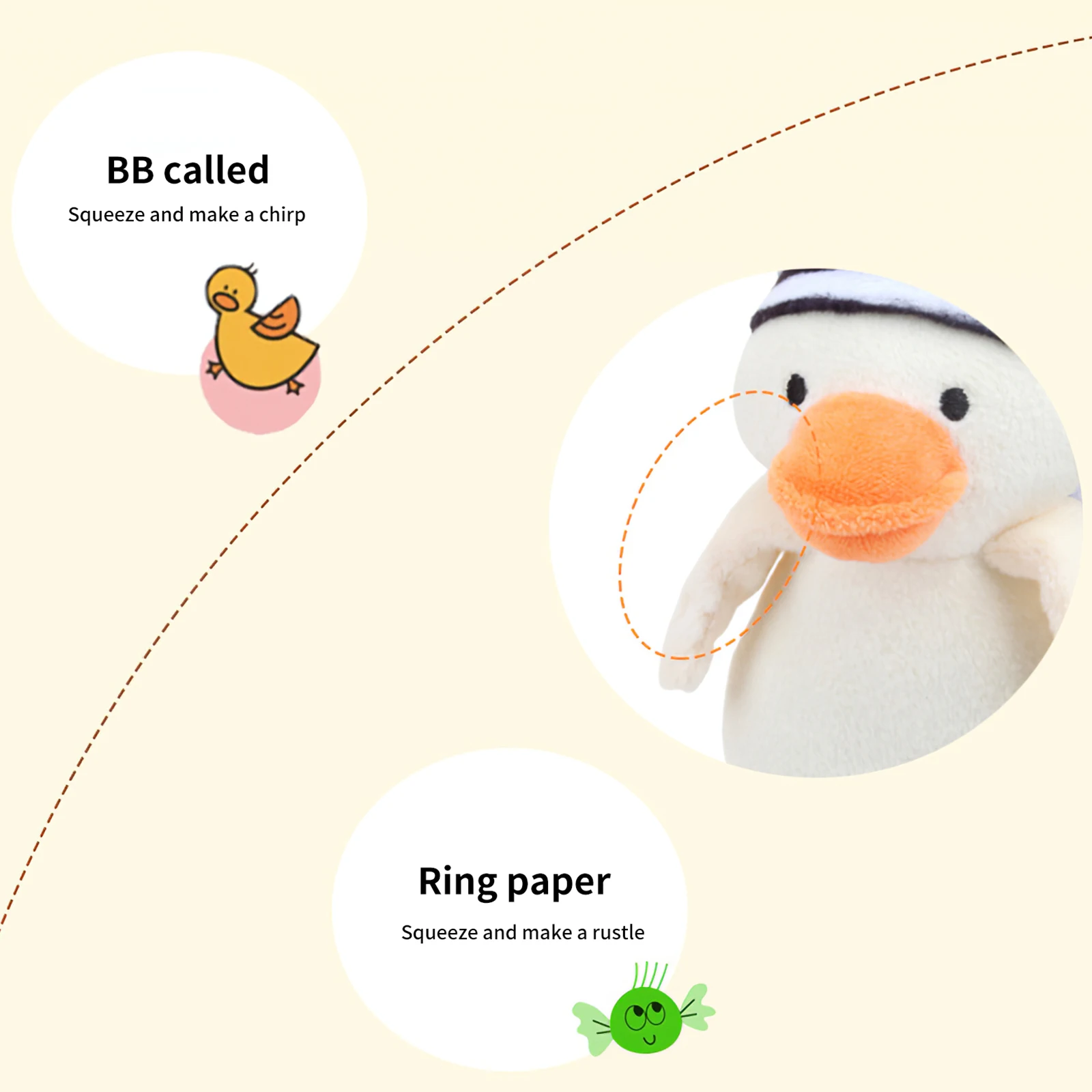 

Baby Stroller Comfort Stuffed Animal Rattle Mobile Infant Stroller Toys For Baby Hanging Bed Bell Crib Rattles Pram Toys Gifts