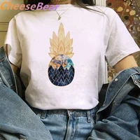 geometric pineapple printed women fashion tshirt tops female summer cute funny graphic tees t shirts women harajuku t shirt tops