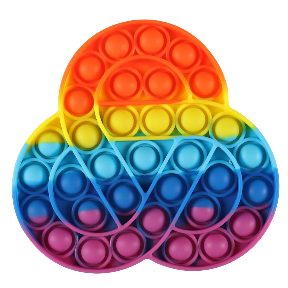 

Push POP Bubble Sensory Fidget Soft Squeeze Toy for Autism Special Needs nti-stress Stress Reliever Toys