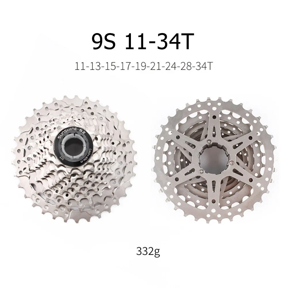 

MTB Bicycle Flywheel ATB 9-Speed Cassette Flywheel 11-34T Mountain Bike Cassette Rear Gear For M310 360 410