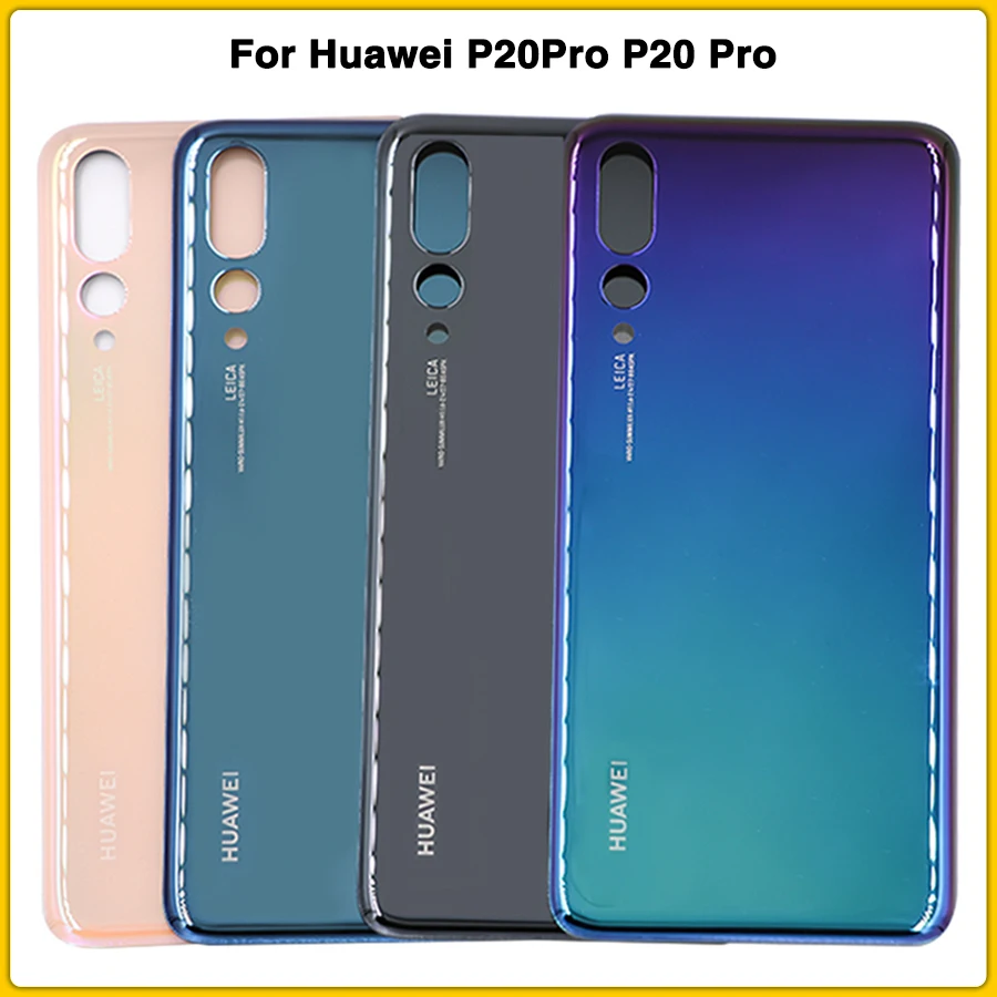 Чехол для задней панели P20 Pro для huawei P20Pro P20 Pro, задняя крышка для батареи, запасная стеклянная крышка для задней панели