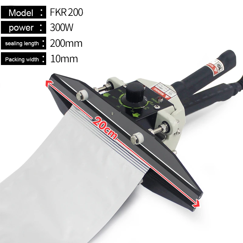 200 Type Clamp Stripe Sealing Machine High Power Can Seal Kraft Paper Bag Aluminum Foil 20cm 30cm / 40cm Plastic | Бытовая техника