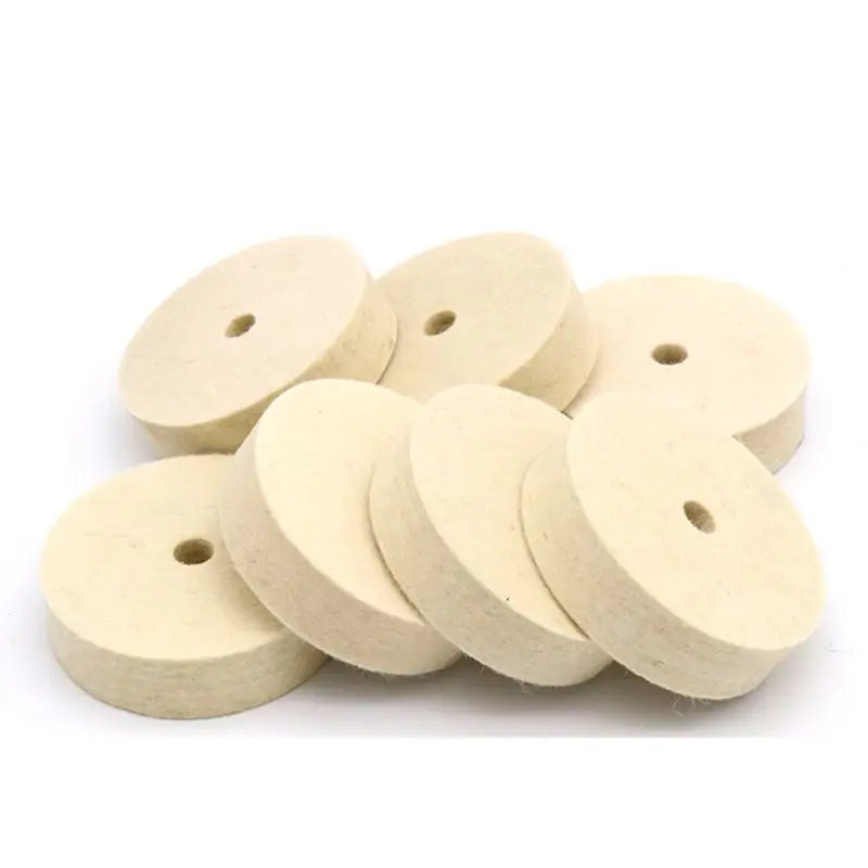 

Polishing Buffing Drill Grinding Wheel Wool Felt Polisher Disc Pad Hole Metal