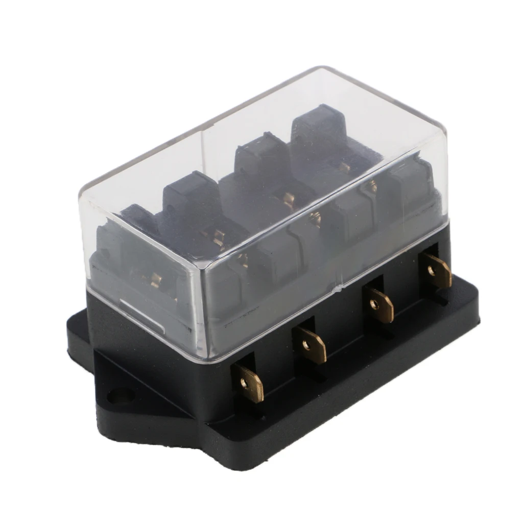 DC 12V 24V 32V цепь ATC ATO Blade предохранитель блок держатель 4 Way|Перемычки| |