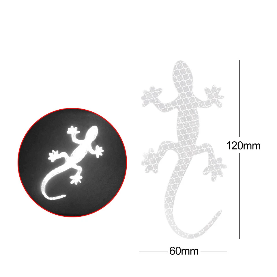 Высокоотражающие автомобильные наклейки Gecko для защиты от столкновений