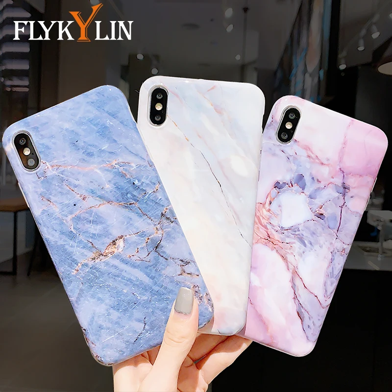 FLYKYLIN карамельный цвет чехол для iPhone 6 S 7 8 Plus XR X XS Max задняя крышка телефона Coque Smooth