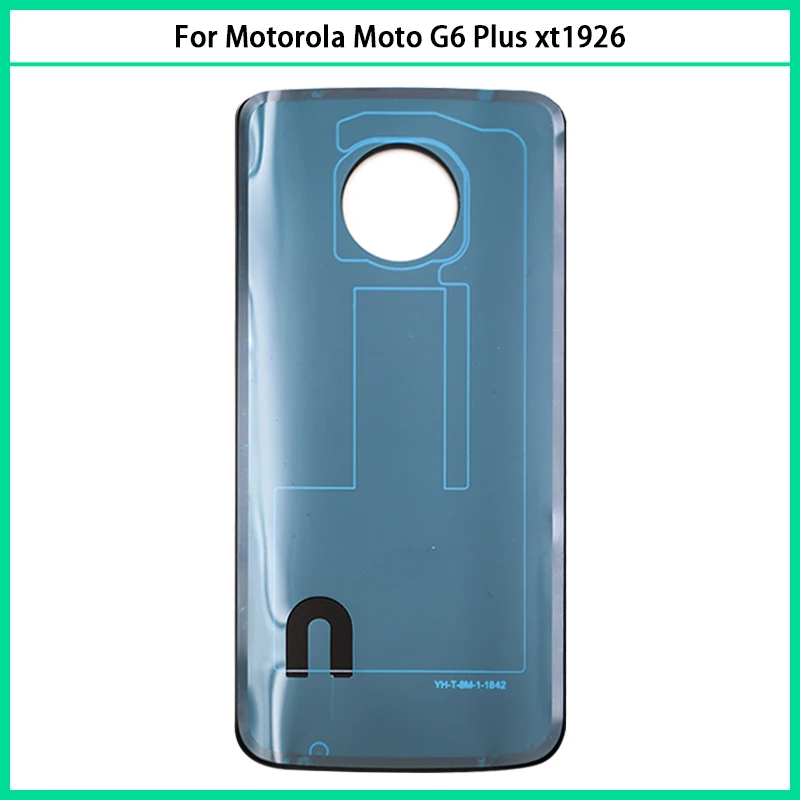 

10PCS/Lot For Motorola Moto G6 xt1925 Battery Back Cover G6 Plus xt1926 Rear Door Glass Panel Housing Case Chassis Shell Replace