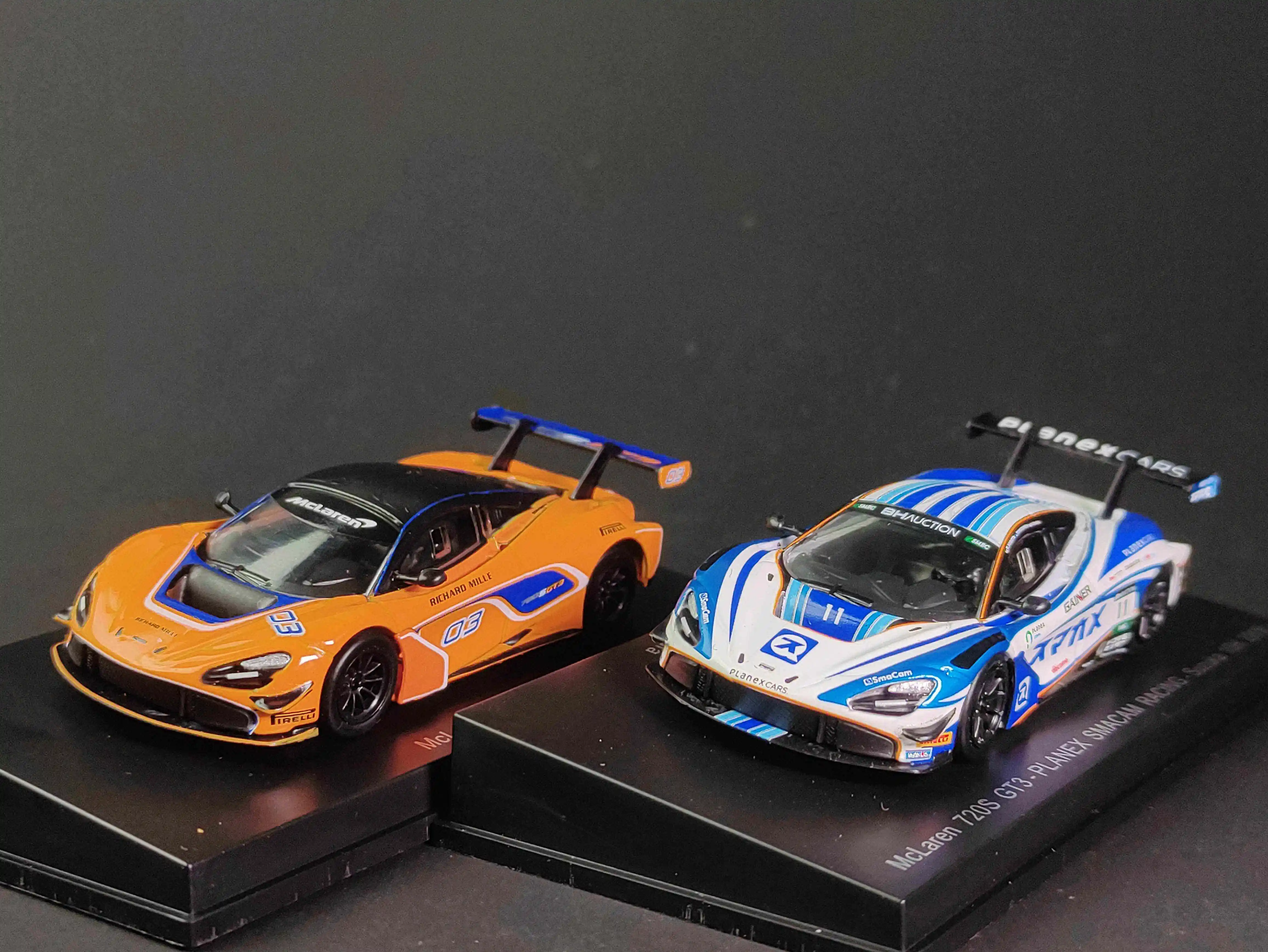 

Коллекция литых под давлением моделей Spark 1/64 2019 McLaren 720S GT3 Y162 Y175 ограниченный выпуск