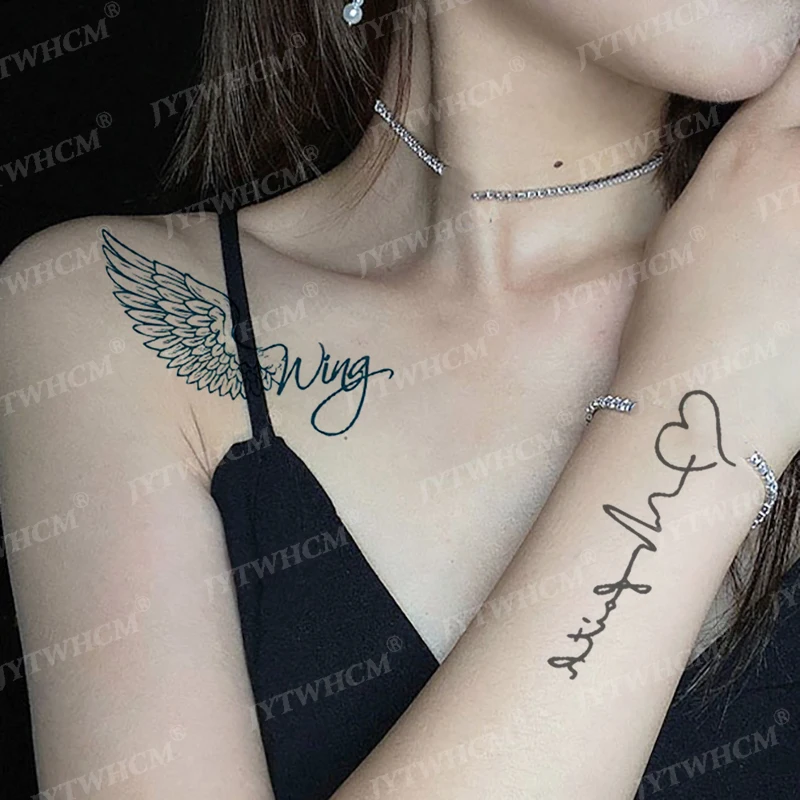 Водостойкая временная татуировка наклейка для тела макияжа татуировки на палец