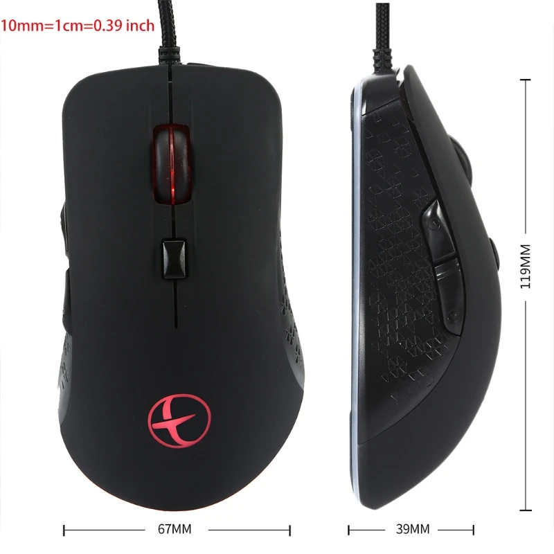 

Multi-Function Winter 2400 DPI Heating Warmer Hands USB Wired Gaming Mouse for Desktop Notebook Computer Laptop PC