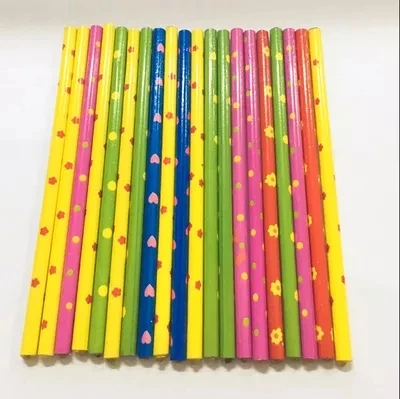 50pcs Standard Pencils School supplies for children Cartoon stationery Pupil's prize Appearance is cute free shipping