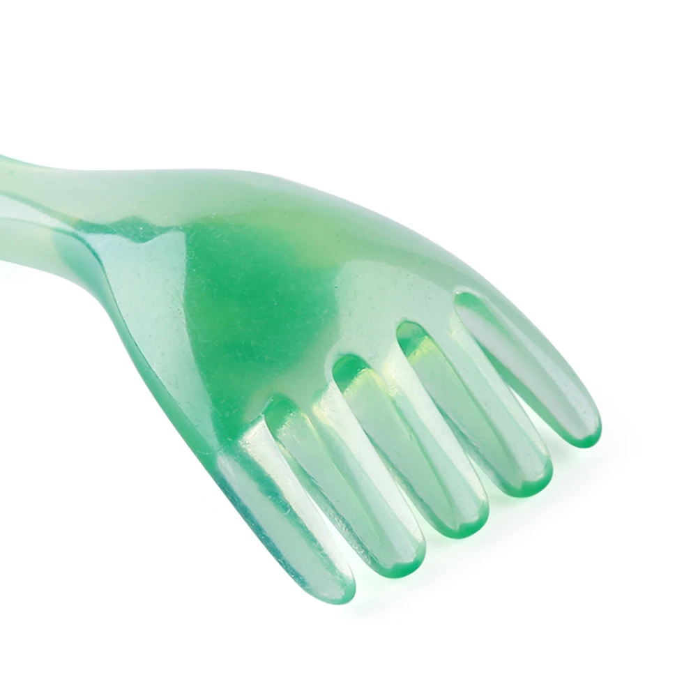

Natural Resin 5 Teeth Body Massager Portable Skin Lifting Relaxation Combs Face Scraper Slimming Health Care