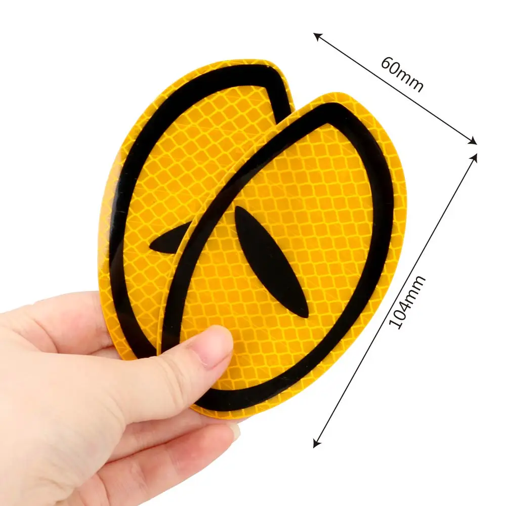 LEEPEE 2 шт. Светоотражающая наклейка для автомобиля отражающая клейкие полоски