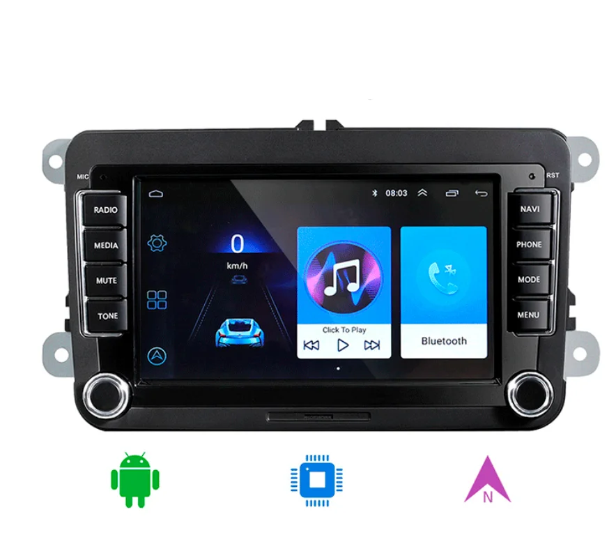 RNS 510 2 din v w gps dvd Радио Android 10 0 Golf 5 6 Je tta Mk5 Mk6 Passat CC Tiguan po lo Eos sharan bluttooth|vw navi android|2 vwvw |