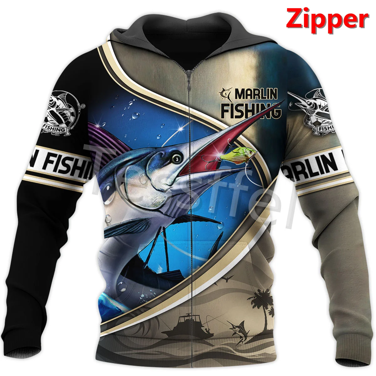 

Tessffel 3D Printed Beautiful Mralin Fishing Animal New Fashion Men's Sweatshirt Harajuku Zip Hoodies Unisex Pullover Style-7