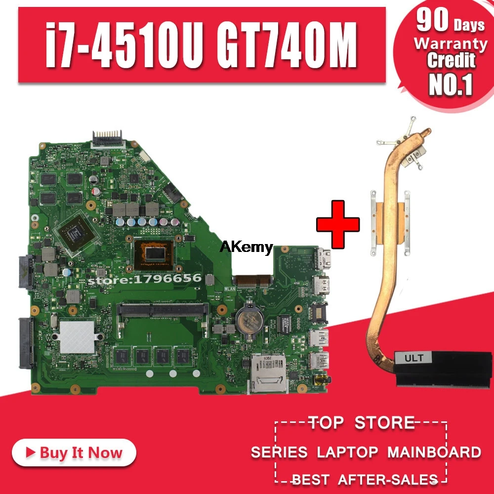 GT740M i7-4510U 4 Гб Оперативная память X550CC материнская плата REV2.0 для ASUS X552C X550CC X550CL Y581C Тетрадь материнская плата X550CC материнская плата