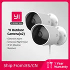 YI 2 шт. наружная фотокамера 1080P с облачным хранилищем Wifi 2,4G IP-камера с защитой от атмосферных воздействий инфракрасное ночное видение Обнаружение движения