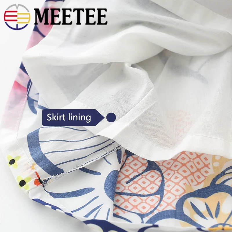 Meetee 50/100/200 см * 140 ширина хлопчатобумажная ткань подкладка для костюма поделки