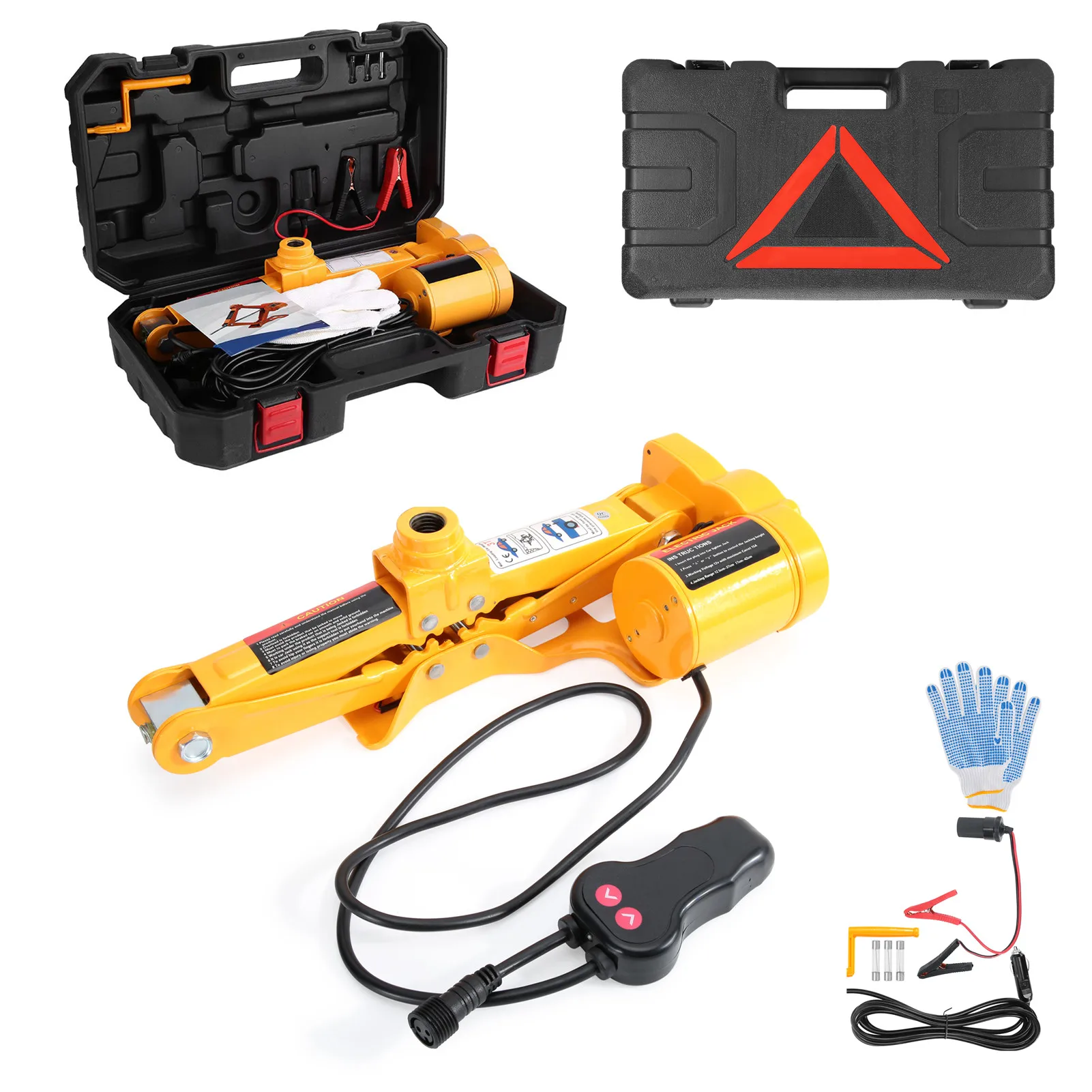 Автомобильный домкрат подъемный комплект 2/3 тонн 12 В постоянного тока