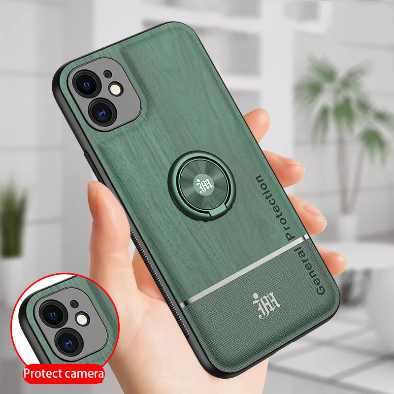 Силиконовый чехол из искусственной кожи под дерево для iPhone Xs X 11 Pro MAX XR