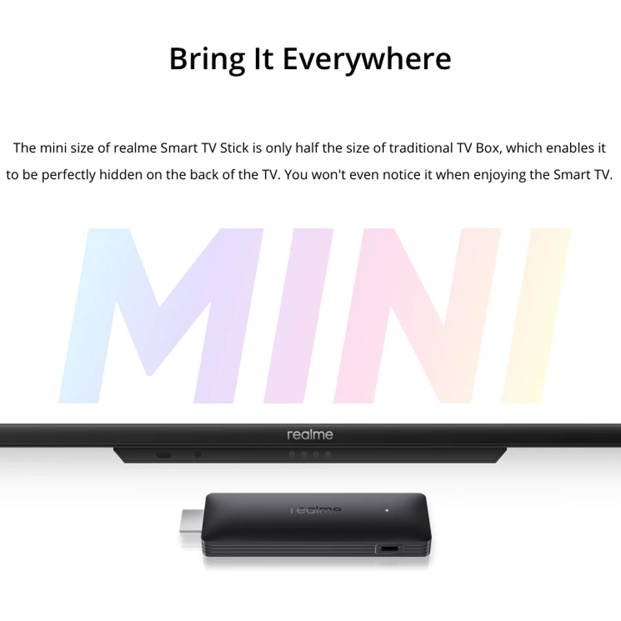 Realme 4K Smart Google TV Stick 2GB 8GB HDMI 2.1 Quad-Core CPU Dual-Core GPU HDR 10+ 4Kp60 Support Dual Global Version - ТВ-приставка Realme 4K Smart Google TV Stick 2 ГБ 8 ГБ HDMI 2.1, четырехъядерный процессор, двухъядерное графическое ядро, поддержка H