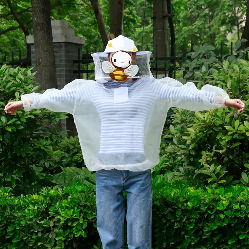 1 Set Beekeeping Protective Veil Suit Jacket Professional Smock Unisex（White） | Дом и сад