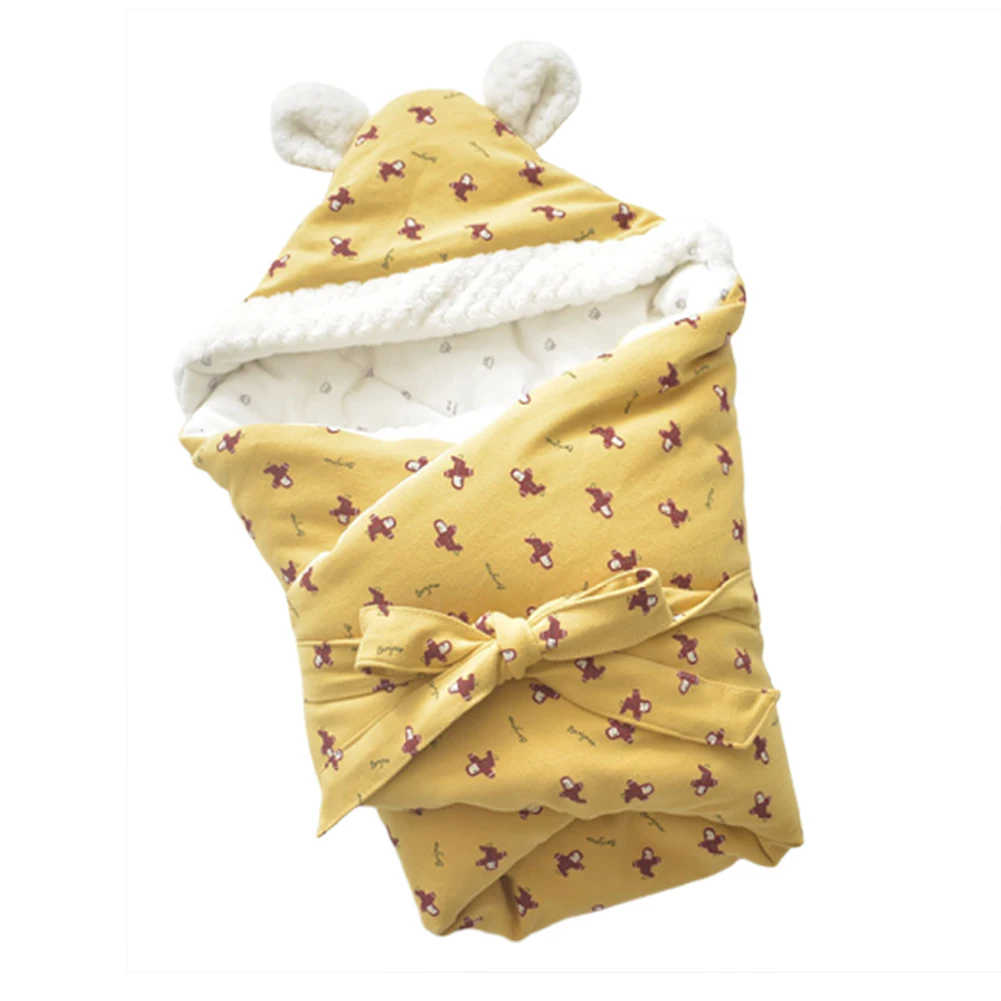 Детский хлопковый конверт для новорожденных мультяшное одеяло детей мягкая