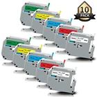Topcolor 10PK 12 мм 9 мм для MK этикетки ленты MK231 MK131 MK221 MK121 MK631 совместимый Brother P Touch Maker PT65 PT70 PT80 90