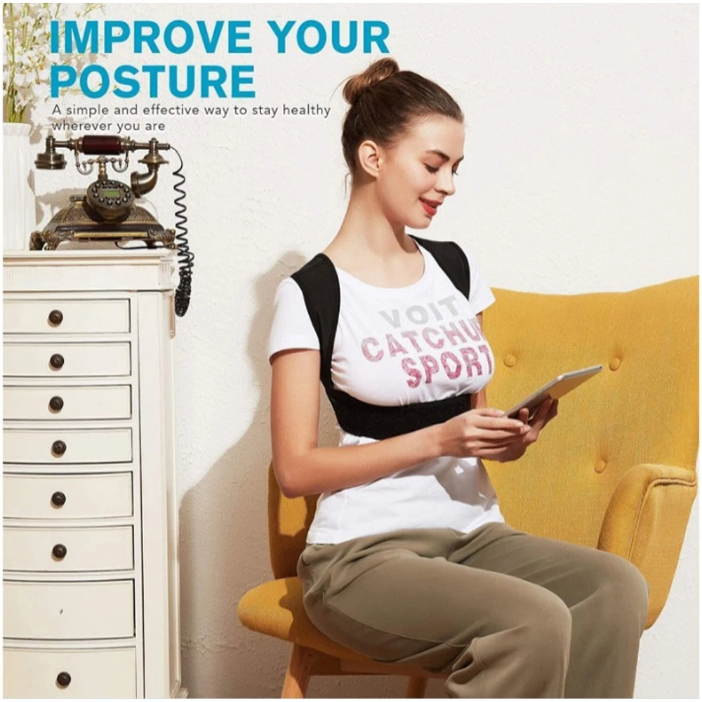

Upper Back Orthopedic Clavicle Support Belt Shoulder Slouching Corrective Straightener Posture Correction Spine Brace Support