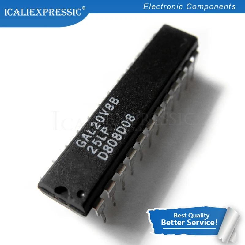 

5 шт GAL20V8B-25LP DIP24 GAL20V8 DIP-24 GAL20V8B-25 DIP