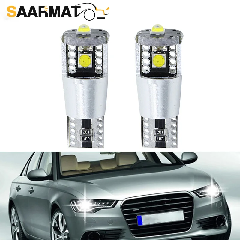 SAARMAT светодиодный T10 W5W 194 лампы с XBD чипы для габаритные фонари автомобиля чтения