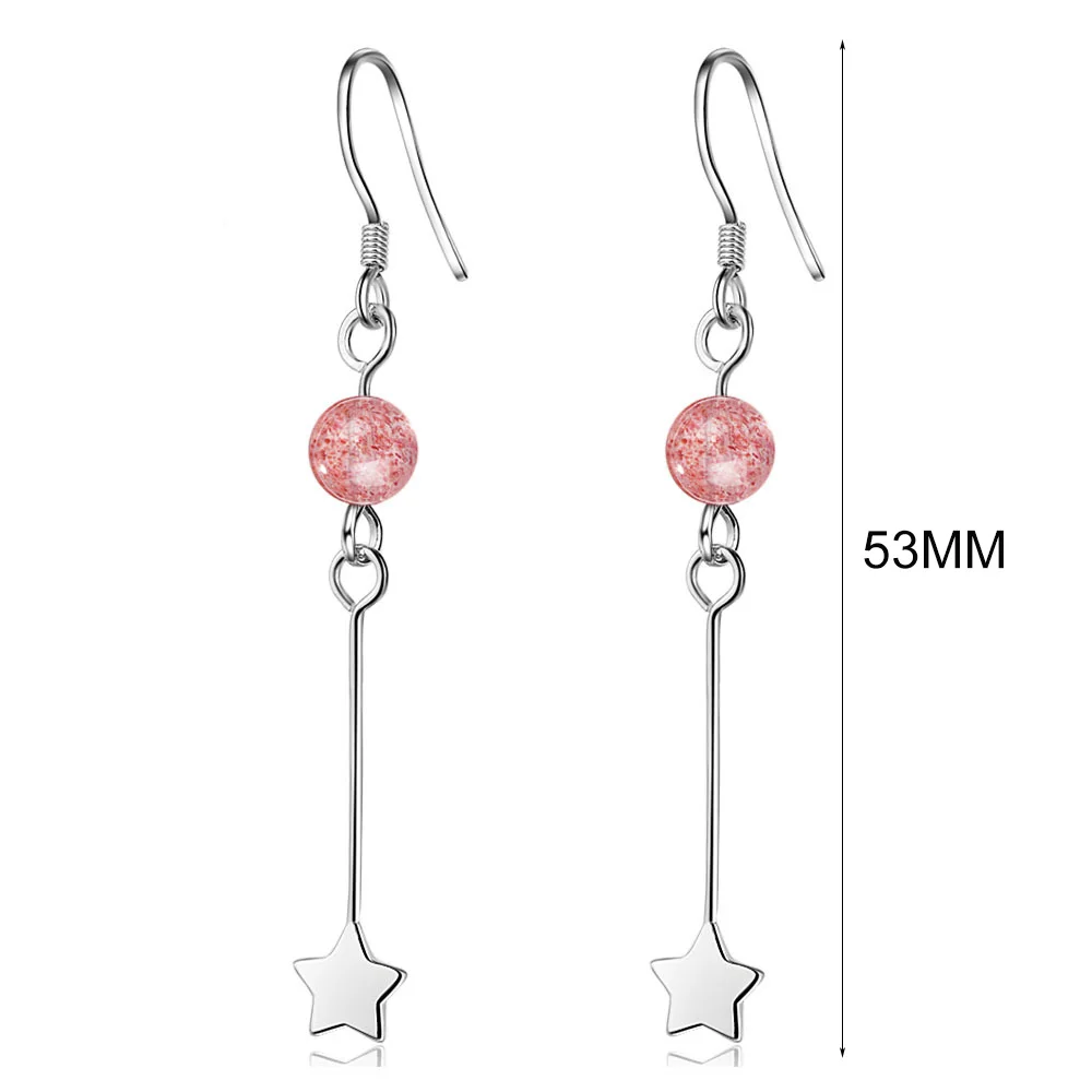 MEETSOFT посеребренные предотвращающие аллергию Висячие серьги для женщин Модный