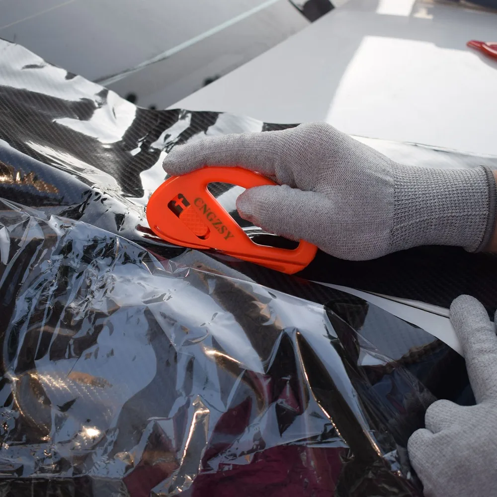 Автомобильные наклейки украшение углов магнитные скребки художественный нож